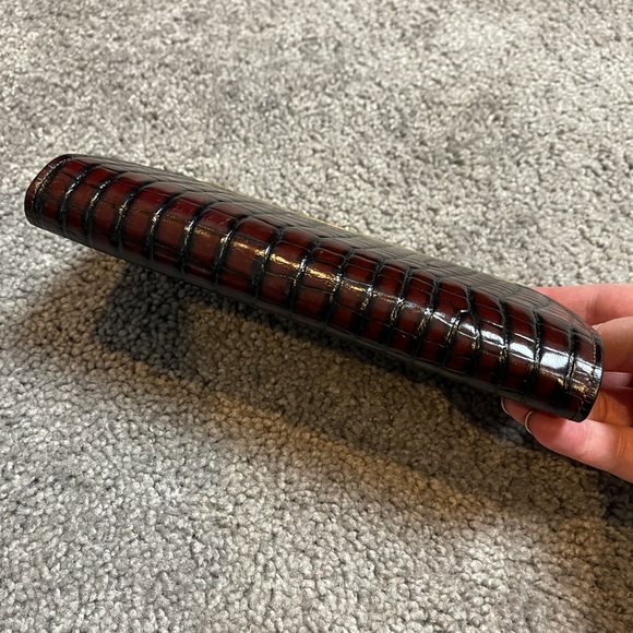 Vintage Belle Brummel Moc Alligator Brown Wallet - Picture 3 of 12